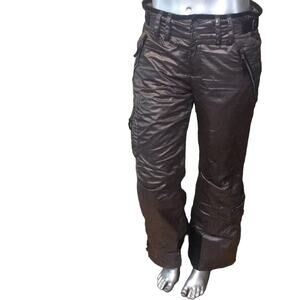 Skea Ski Bunny Snow Pants Brown Thinsulate Flex Insulation Women's Size 10